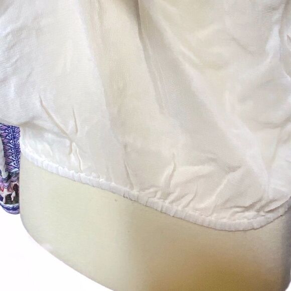 FREE PEOPLE FP embroidered off-shoulder peasant top size XS - Picture 7 of 11